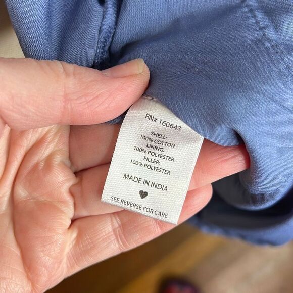 Amuse Society Women's Sea Breeze Quilted Embroidered Jacket Blue Size L/XL NWT - Picture 5 of 7